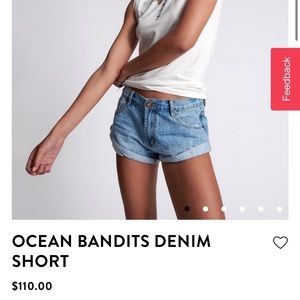 Ocean bandits denim short